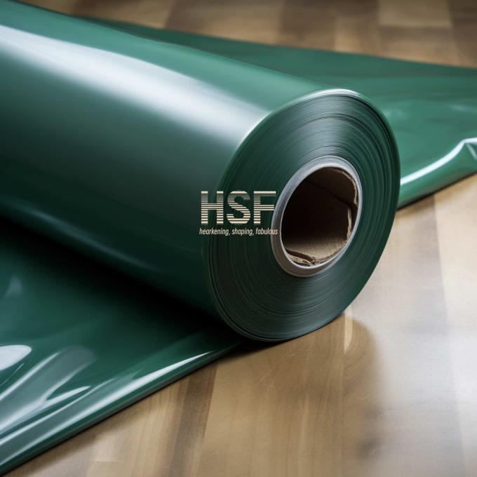 40Î¼m opaque green PE release film product sample