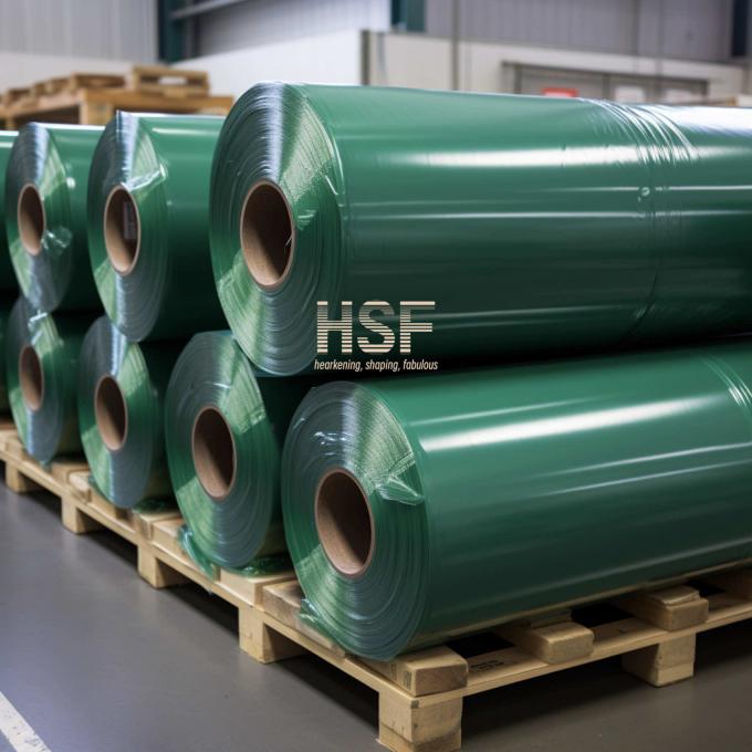 120Î¼m Opaque Green PE Release Film product sample