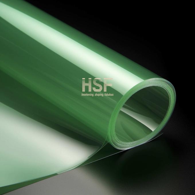 50μm Green PET Anti Static Film product sample showing material texture and color